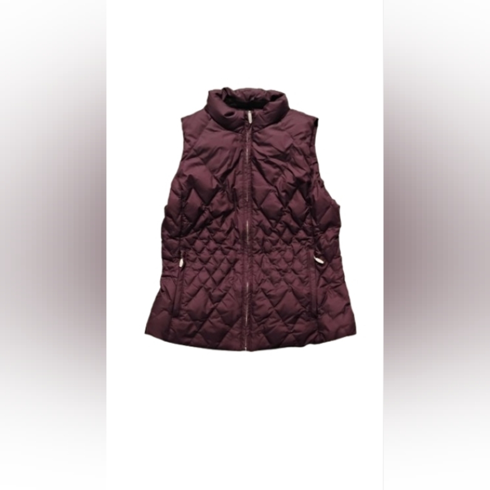 Eddie Bauer Womens Quilted Puffer Down Fill Vest Sz S